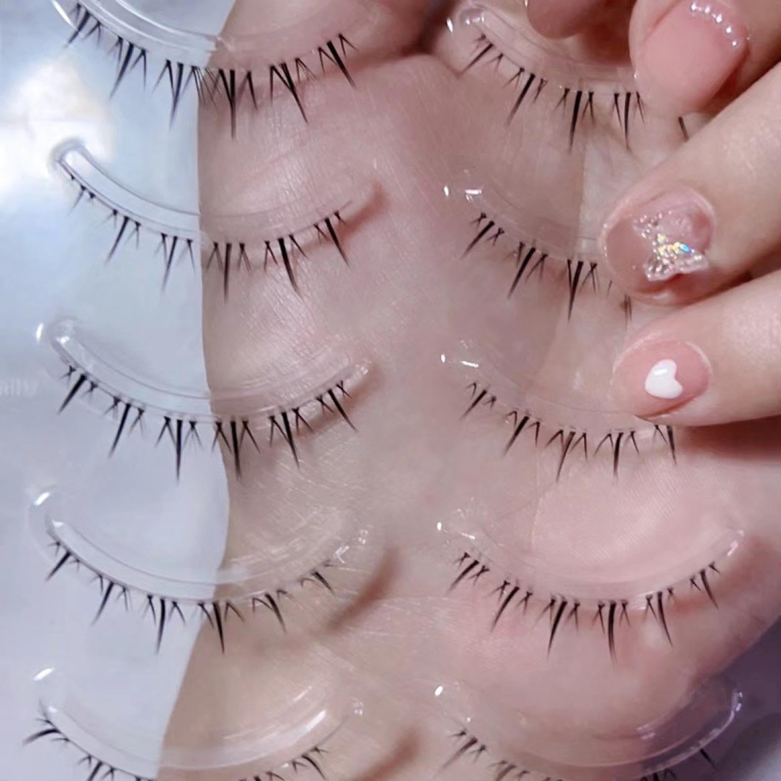 BNF Bottom Lashes Long Gorgeous Wispy 3cm Halloween Lashes 5 Pairs Lash Clusters |Health & Beauty | Makeup | Eyes | False Eyelashes & Adhesives