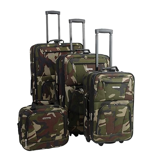 camouflage suitcase