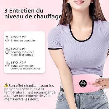 Ceinture Chauffante Menstruelle Sans Fil – Soulagement Instantané des Douleurs de Règles | Massage Vibrant & Chauffage Rapide USB Ceinture Chauffante Menstruelle Sans Fil – Soulagement Instantané des Douleurs de Règles | Massage Vibrant & Chauffage Rapide USB