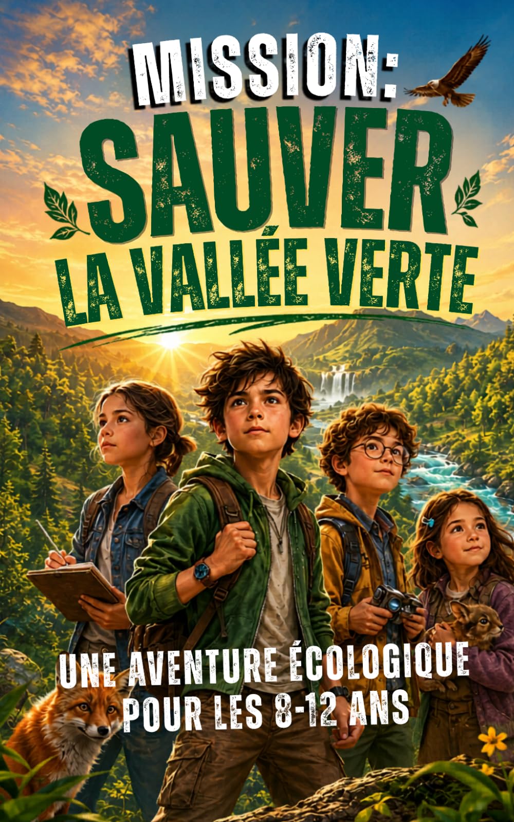 Mission : Sauver la Vallée Verte: Un grand roman d’aventure écologique pour enfants de 8 à 12 ans, rempli d’action, d’amitié, de suspense et de respect de la nature