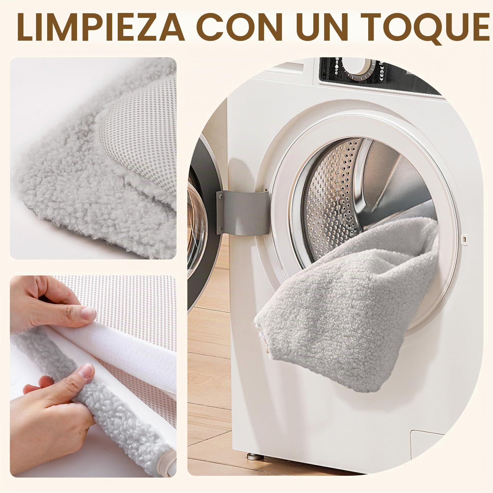 MEWOOFUN Hamaca Plegable para Ventana para Gatos, Cama Plegable para Ventana con Alfombrilla Reversible, Hamaca Estable para Gatos Que soporta hasta 18 kg (Gris, M)