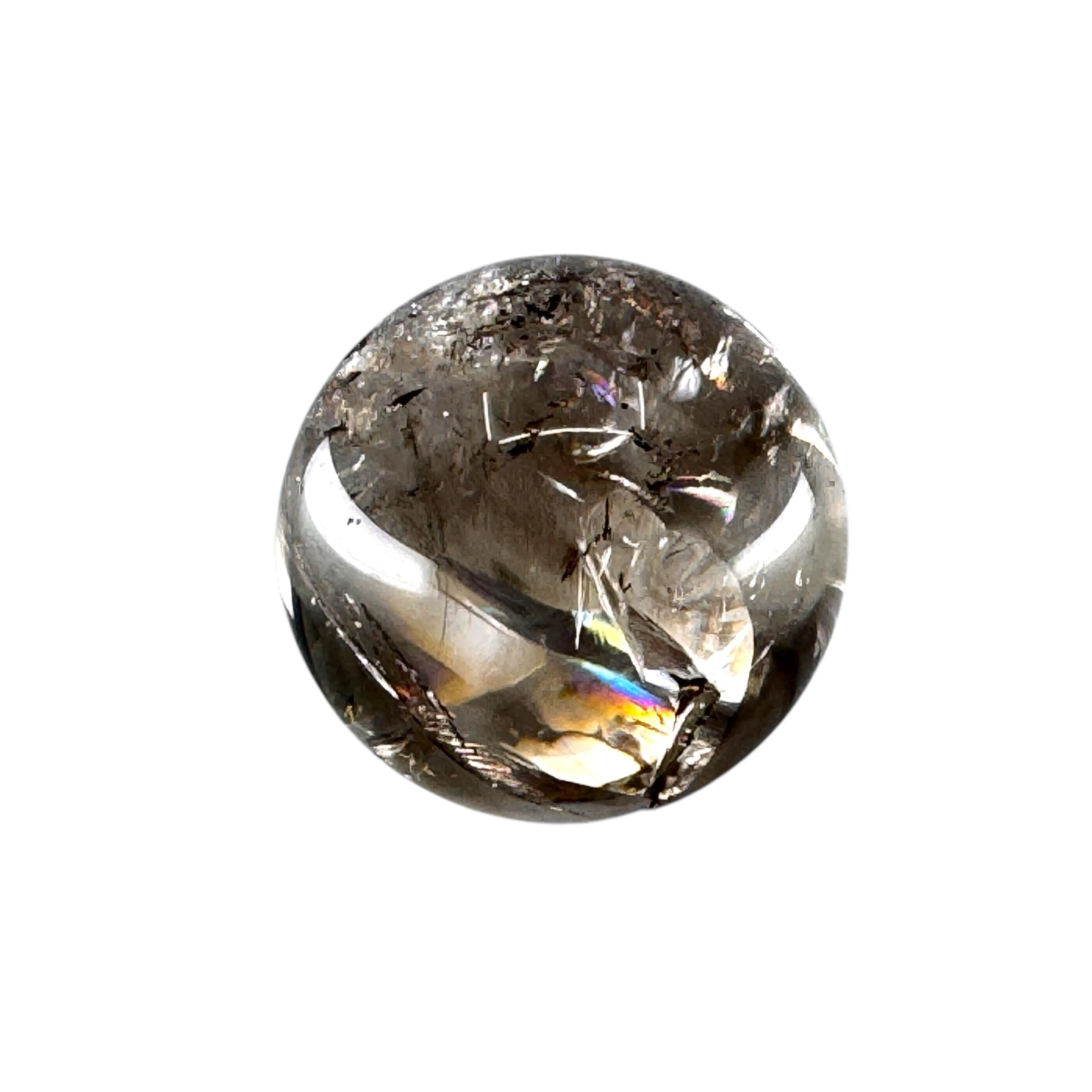 天然石　カタツムリと水晶スフィア　虹入り　金銀2体セット　最終値下げ他 Amazon.co.jp: [神々の贈り物] 虹入り天然灰水晶球【クリスタル