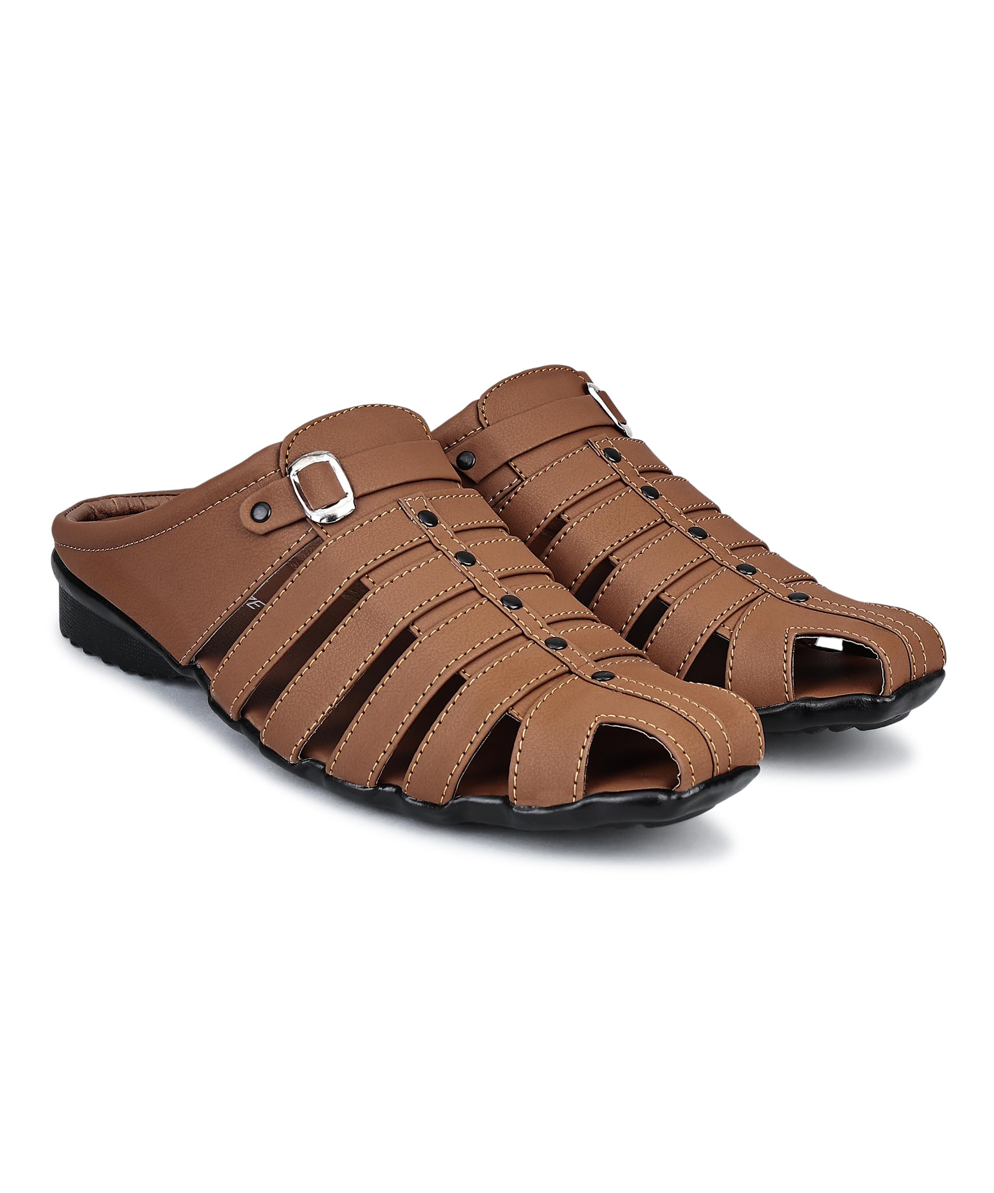 rage gaze MEN FAUX LEATHER SYNTHETIC SANDAL DESIGN QUALITY CASUAL REGULAR BLACK BROWN COLOUR PREMIUM GENUINE STYLISH HIGH THEMES-picture-51