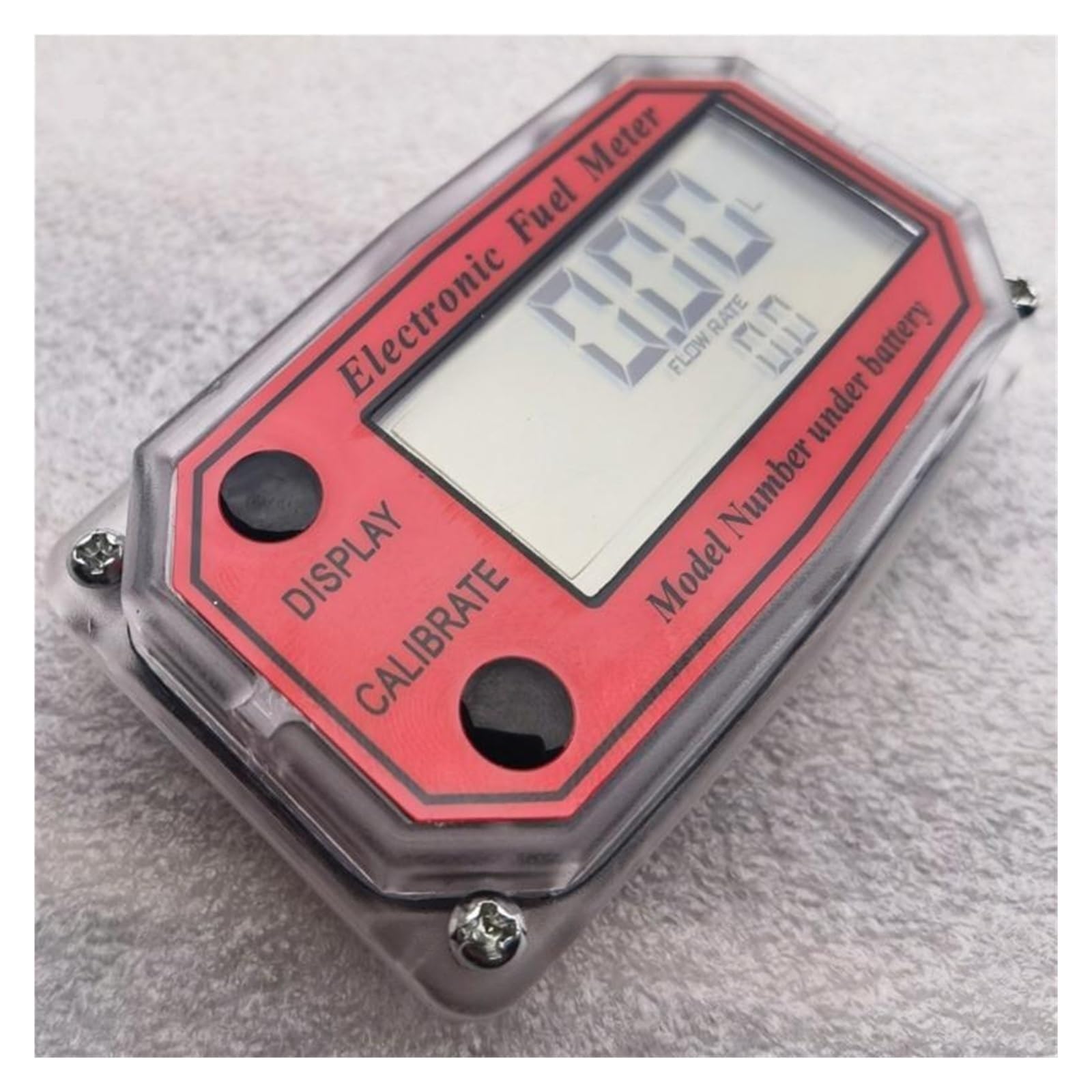 Medidor de caudal de agua, Mini Digital- for medidor de flujo de turbina, medidor de pantalla LCD Digital, accesorio de Chip de pantalla, medidor de flujo Digital electrónico Plast para agua, diésel y