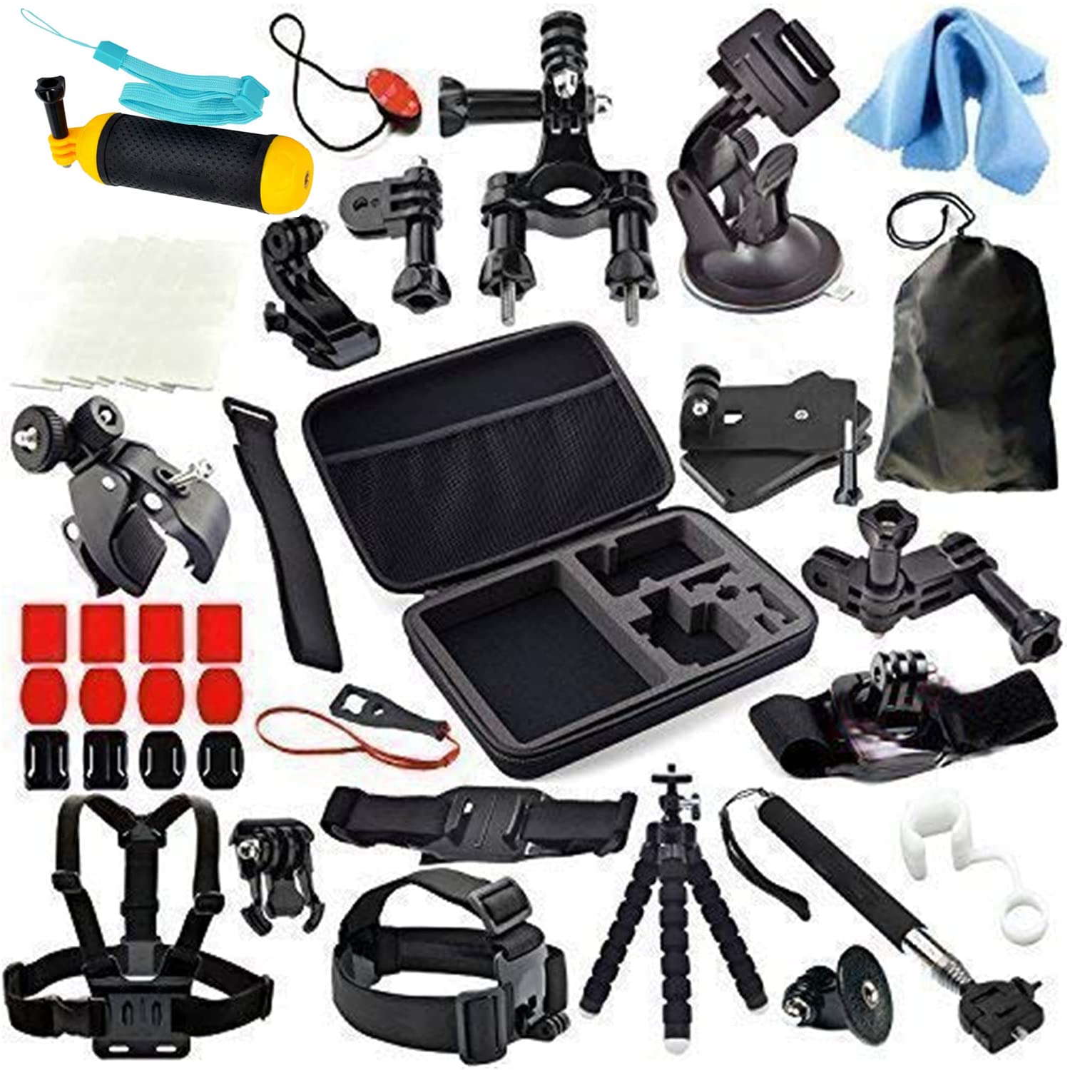 Accessories Bundle kit for sj4000 / sj5000 cameras Go Pro and GoPro Hero 3 2 1 4 3 (27 Items)