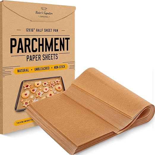 Amazon.com: Parchment Paper Baking Sheets by Baker's Signature | Precut ...