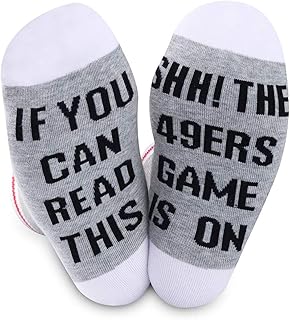 TSOTMO Rugby Socks Gift If You Can Read This The Game is On Socks Football Fans Socks