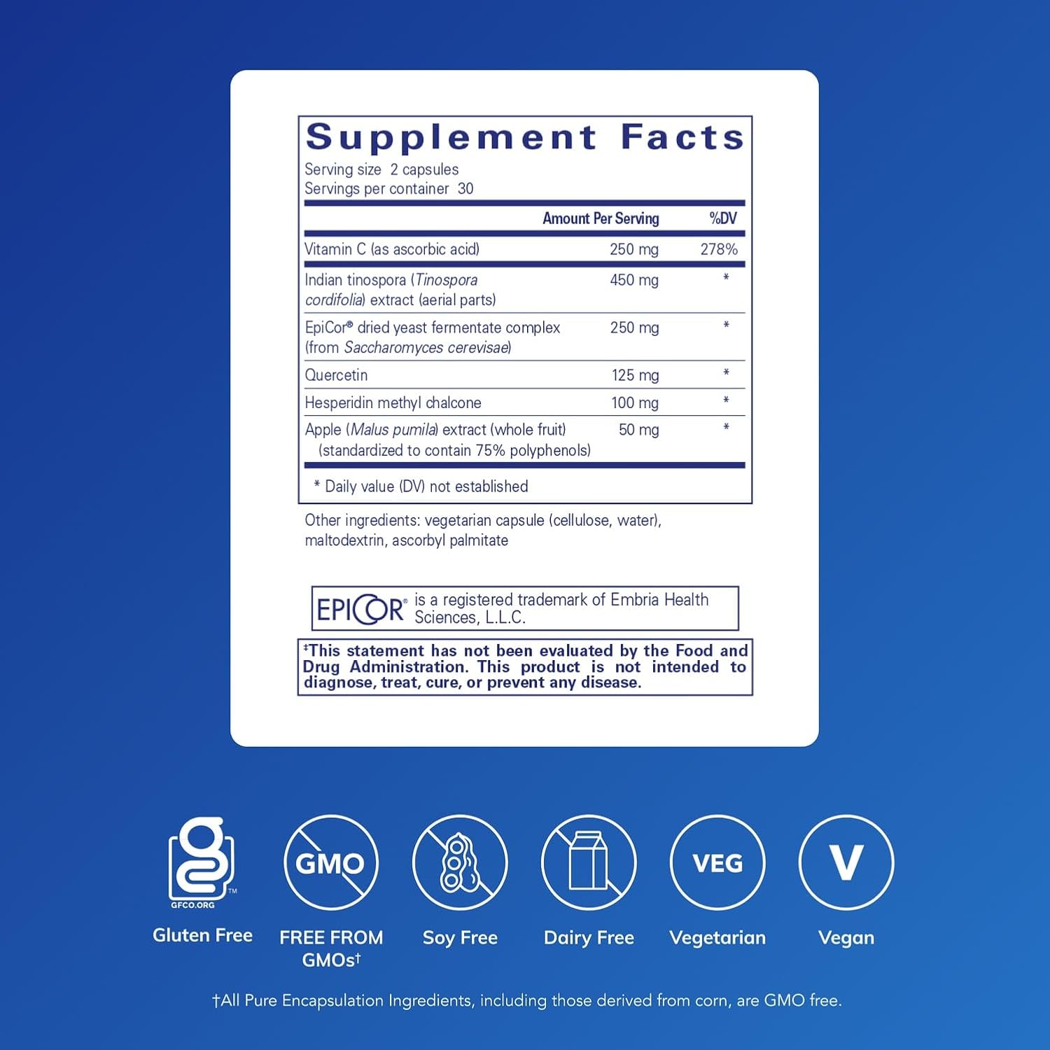 Pure Encapsulations Aller-Essentials | Hypoallergenic Dietary Supplement for Healthy Immune Response and Nasal Function | 60 Capsules - Image 2