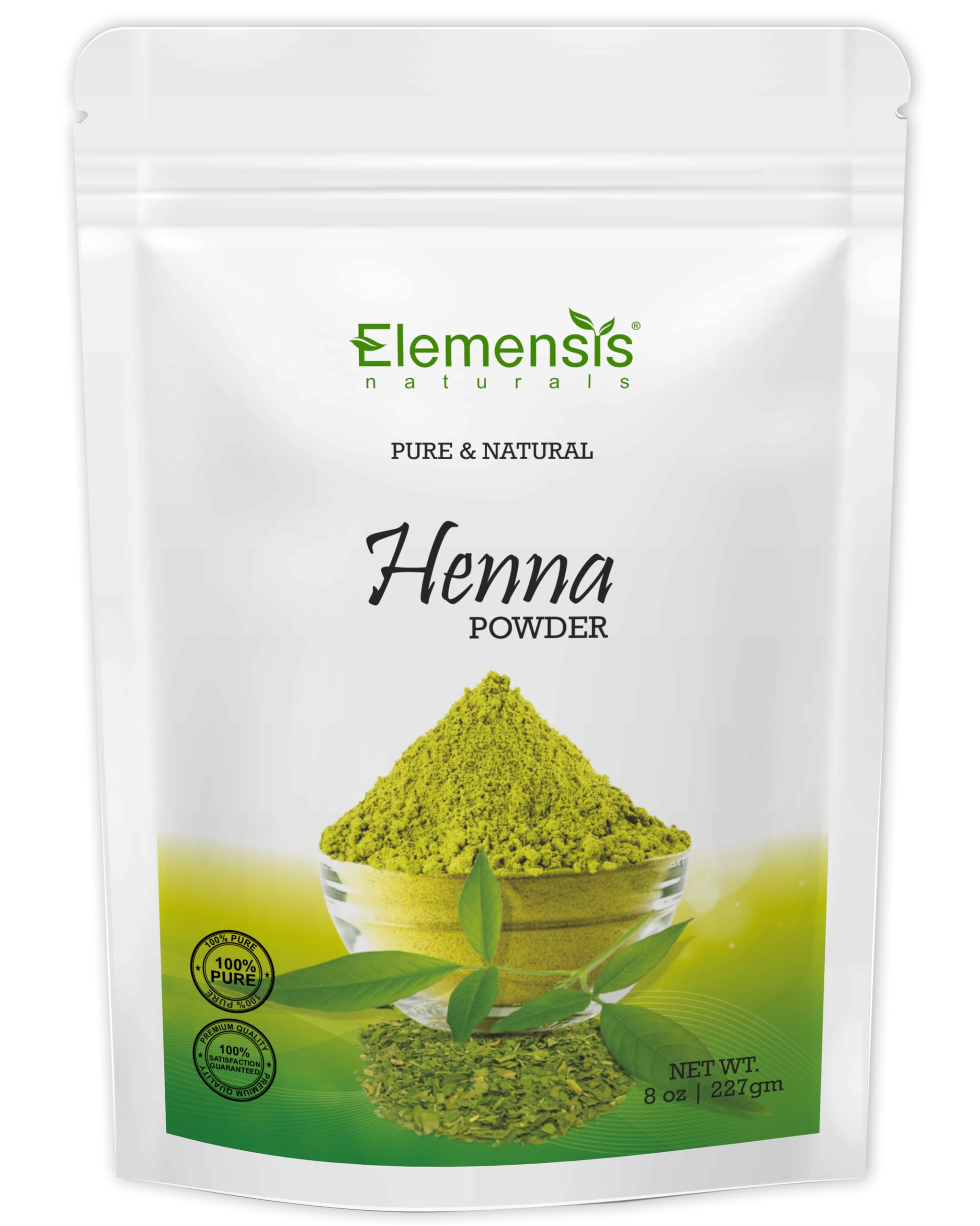 Henna powder for hair | 8 oz (227 Gram) 100% Pure & Natural henna hair dye, Chemicals Free | For Natural brown Red henna hair color | Mehndi Powder