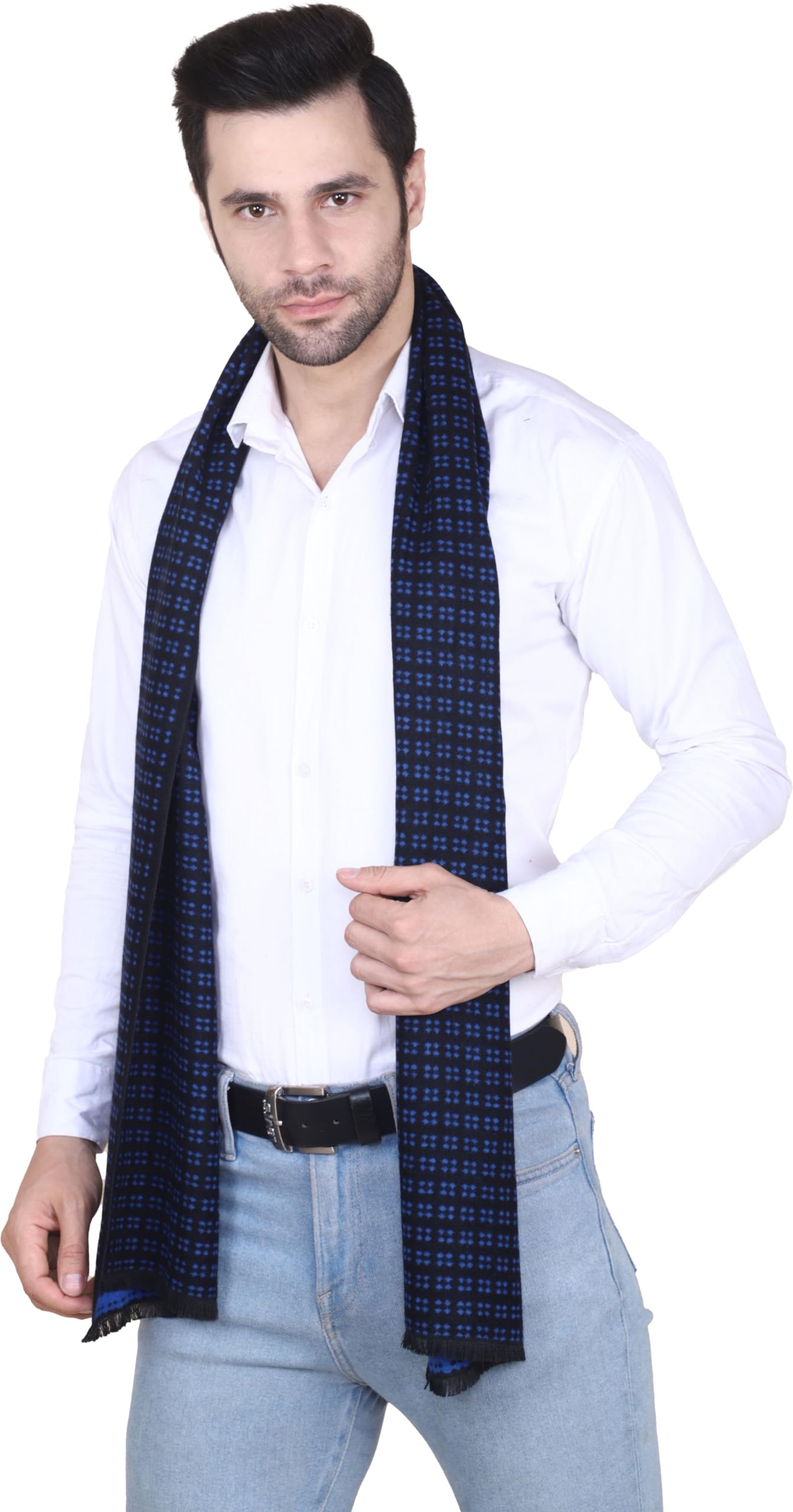 cazzano Men Muffler Maron Printed Casual For Better Looking Men Pack of 1-picture-26