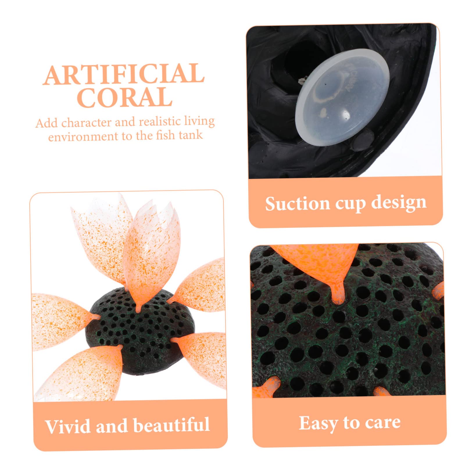 Toddmomy 3piezas Coral Artificial De Brillante para Decoración De Acuarios y Peceras Adorno Acuático para Paisajismo Subacuático y Establecimiento Natural