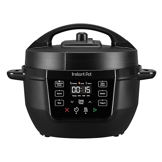 Instant Pot 4QT RIO Mini 7-in-1 Multi-Cooker, Pressure Cooker, Slow cook, Sauté, Steam, Rice Maker, Yogurt, & Warmer, Black, 4 Quarts