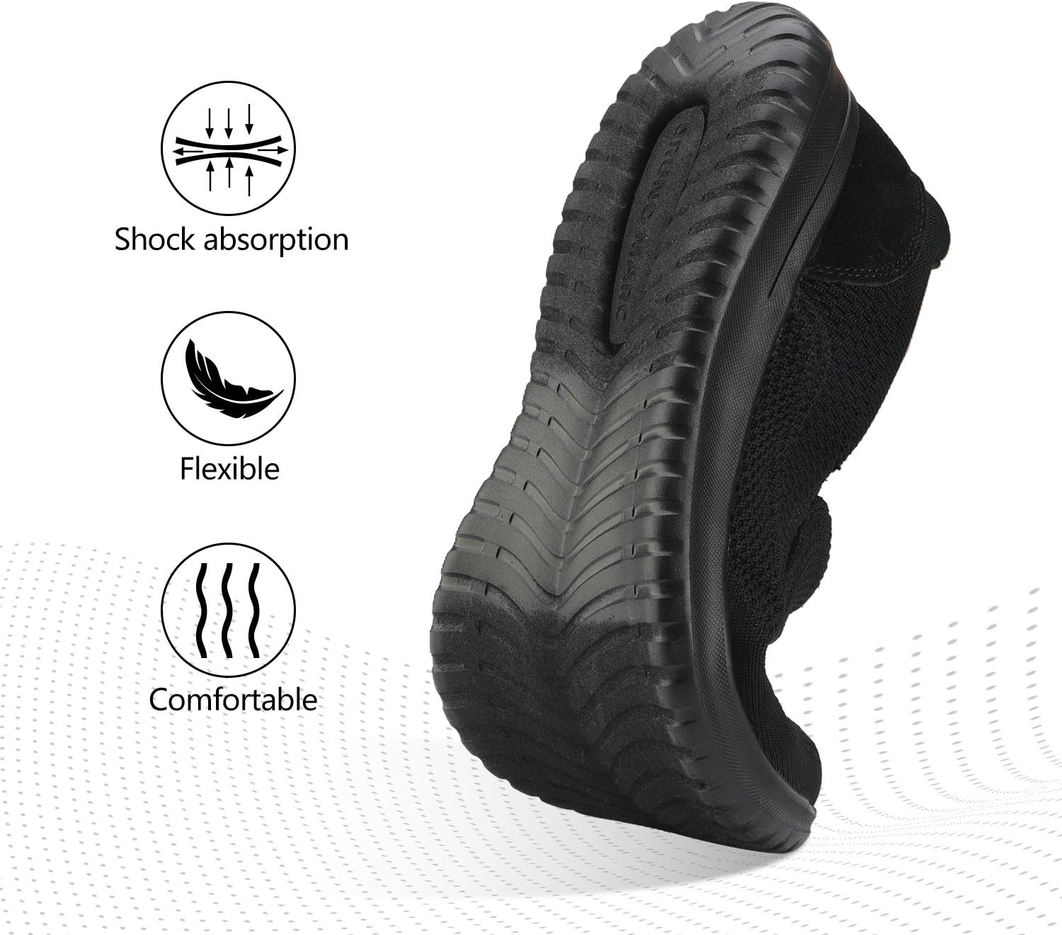 Bruno Marc Men's Slip-On Canvas Sneaker Loafer Lightweight Walking Shoes 10 01/Black