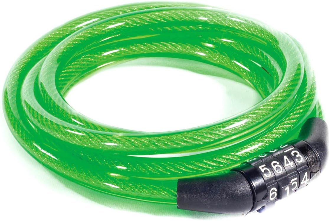 Helmet & KIT Cable Lock - 8mm * 1500-mm Green