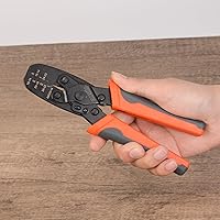 Vista 8 de iCrimp - Crimpadora de terminal de barril abierto sin aislamiento, crimpadora de cables para Molex, Delphi, AMP/Tyco, Harley, PC/computadora