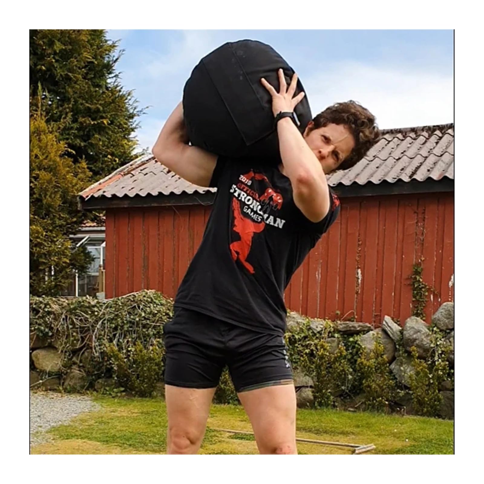 Saco Bulgaro,Fitness Saco de Arena Saco de Arena Resistente del Poder de la Aptitud del Entrenamiento del Gimnasio del Boxeo del Cilindro for el Levantamiento de Pesas, elevación de Piedra