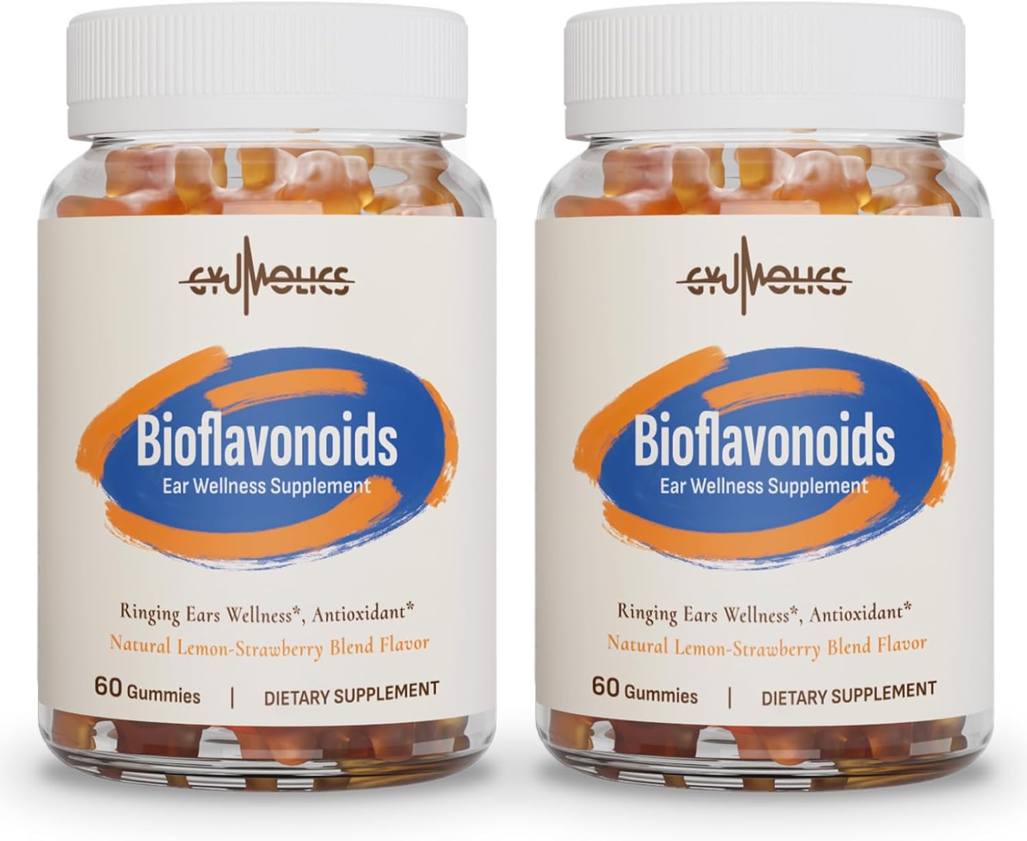 Flavonoid Supplement Gummies 3000mg  Bioflavonoid Complex with Hesperidin, Quercetin, Lemon Bioflavonoids & Vitamin C  120 Gummies