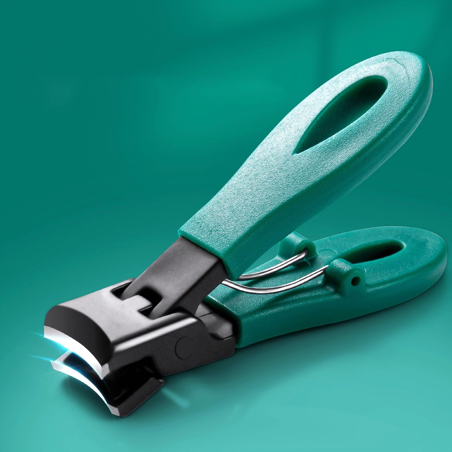1PC Thick Nail Clippers Wide Opening Anti-Splash Design with Easy-Grip Handles for Precise Manicure and Pedicure Home Travel