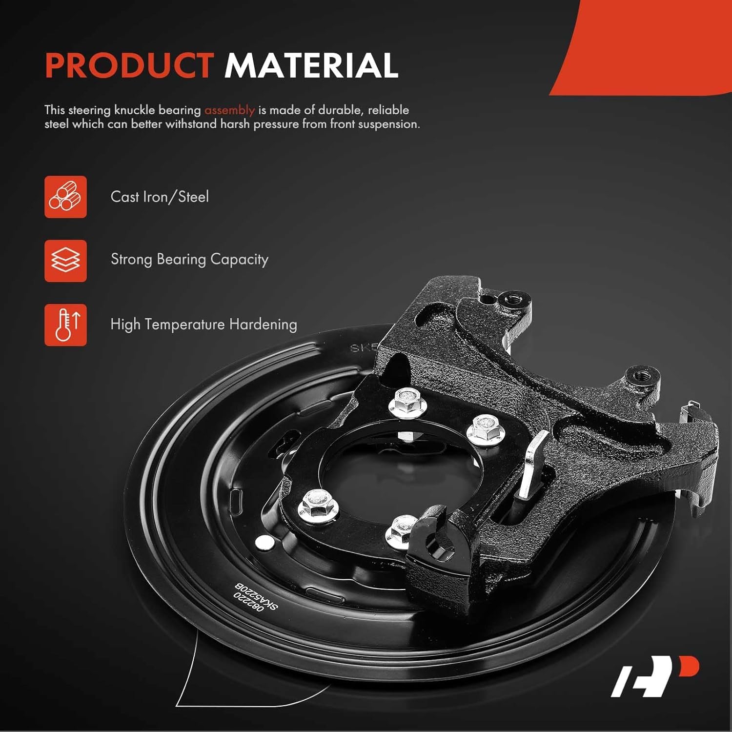 A-Premium Rear Left Disc Brake Backing Plate Compatible with Ford Explorer 1995-2003, Sport Utility, Driver Side