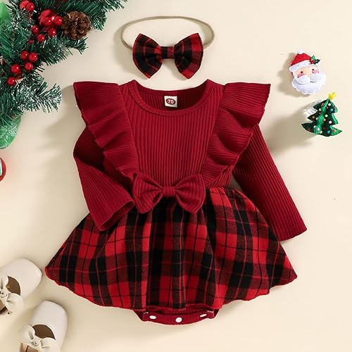Miniatura 7 de Vestido de Navidad de manga larga para niñas pequeñas vestido de princesa para fiestas vacaciones vestido de tutú de tul ropa de Navidad