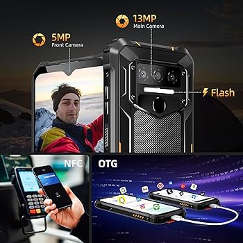 Oukitel Wp 23 pro 16GB RAM 128GB オレンジ OUKITEL WP23 PRO Rugged Smartphone - 16GB RAM+128GB ROM