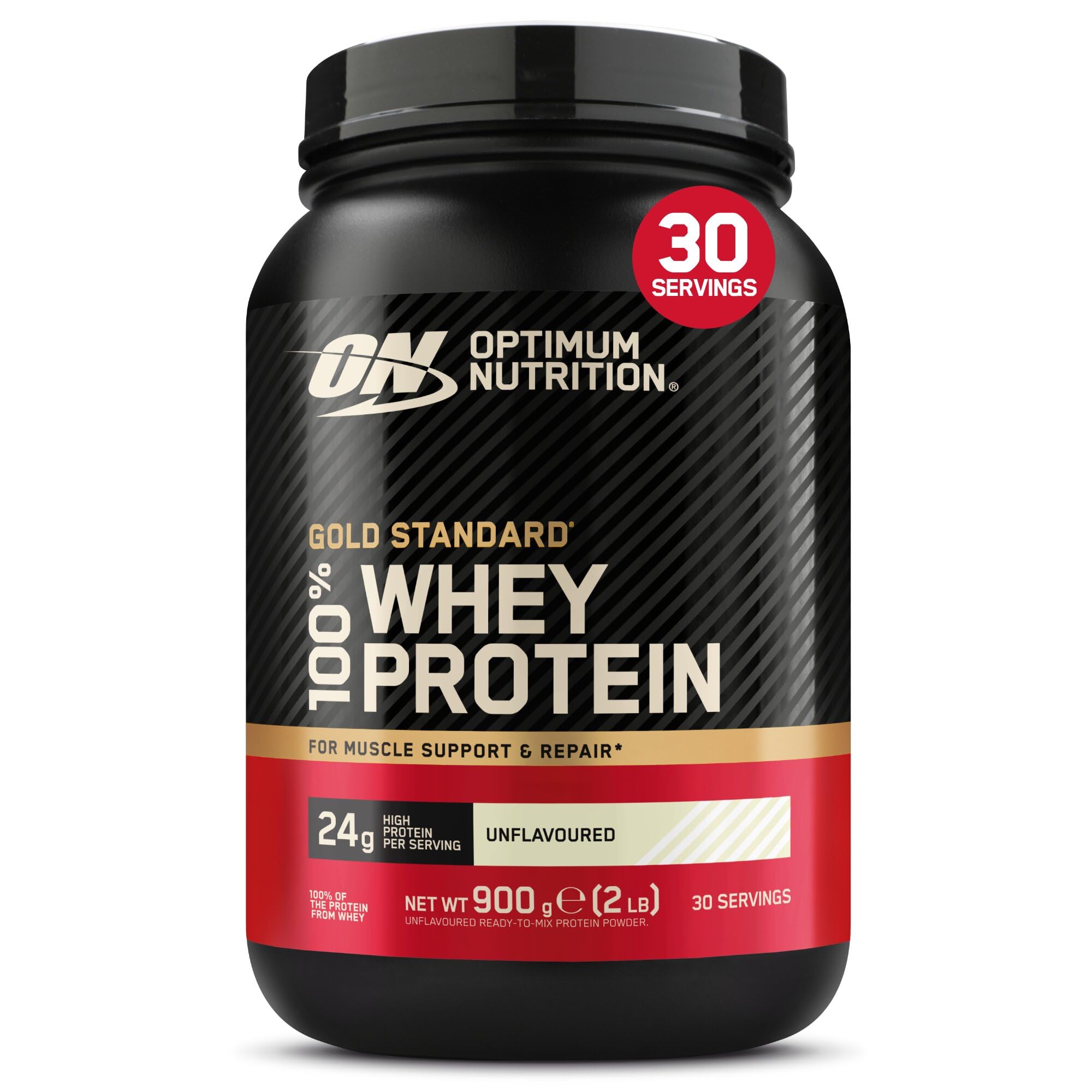 Optimum Nutrition Gold Standard 100% Whey, Unflavoured / 900g