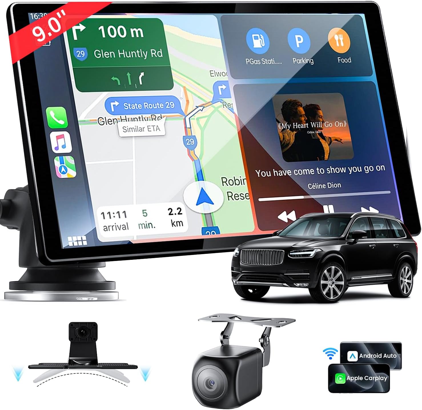 Radio Android 14 Con Pantalla Táctil 9” Para Suzuki Jimny 2019-2024 – CarPlay Inalámbrico, GPS, Bluetooth 5.0, Cámara Trasera Y Mando Al Volante