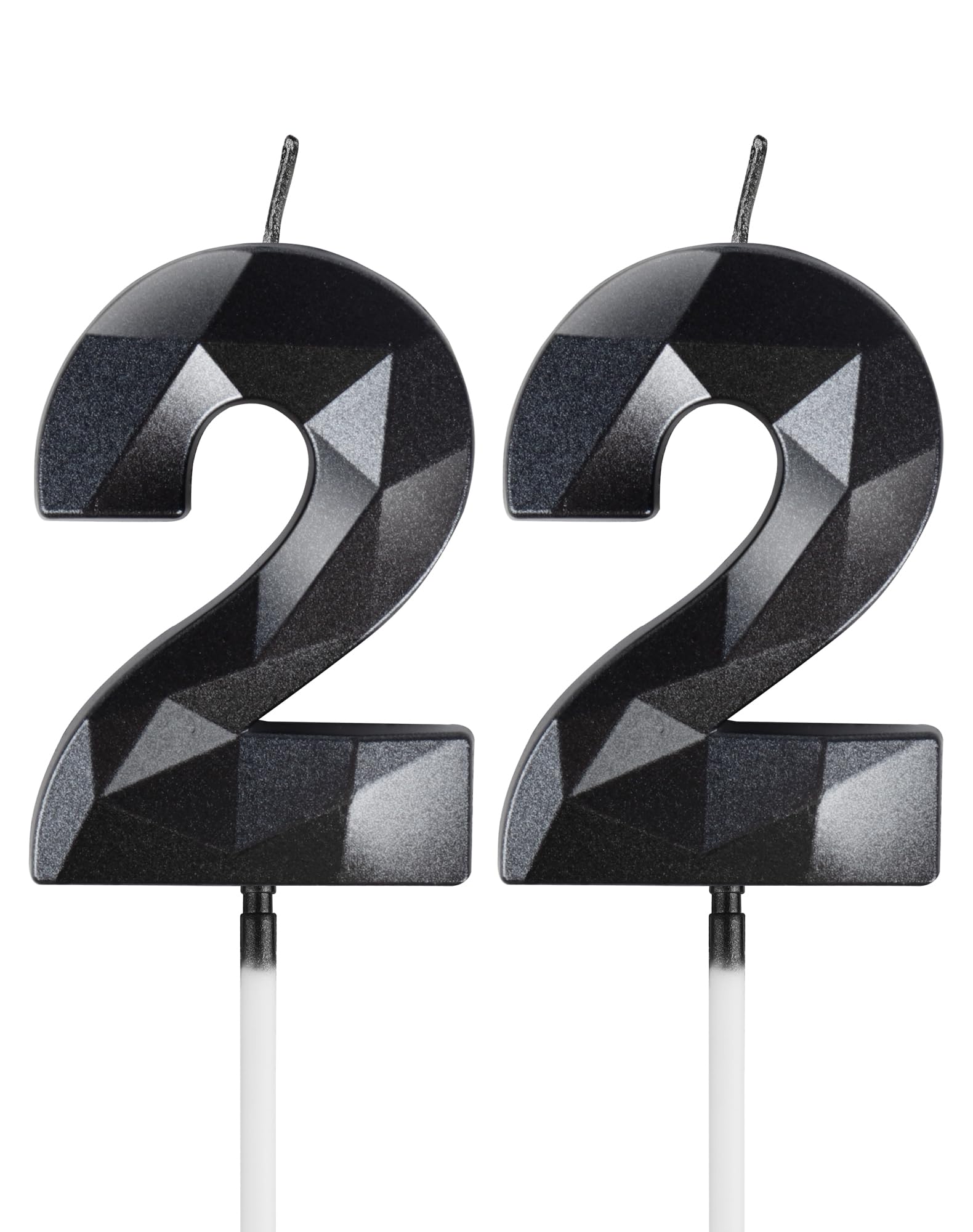 Royal Blue 13th Birthday Candles, 3D Number 13 Candle for Cake, Boy Girl 13th Birthday Decorations,Sapphire Candle Topper Blue Cake Decorations for Birthday Party Wedding Anniversary Supplies — view 123