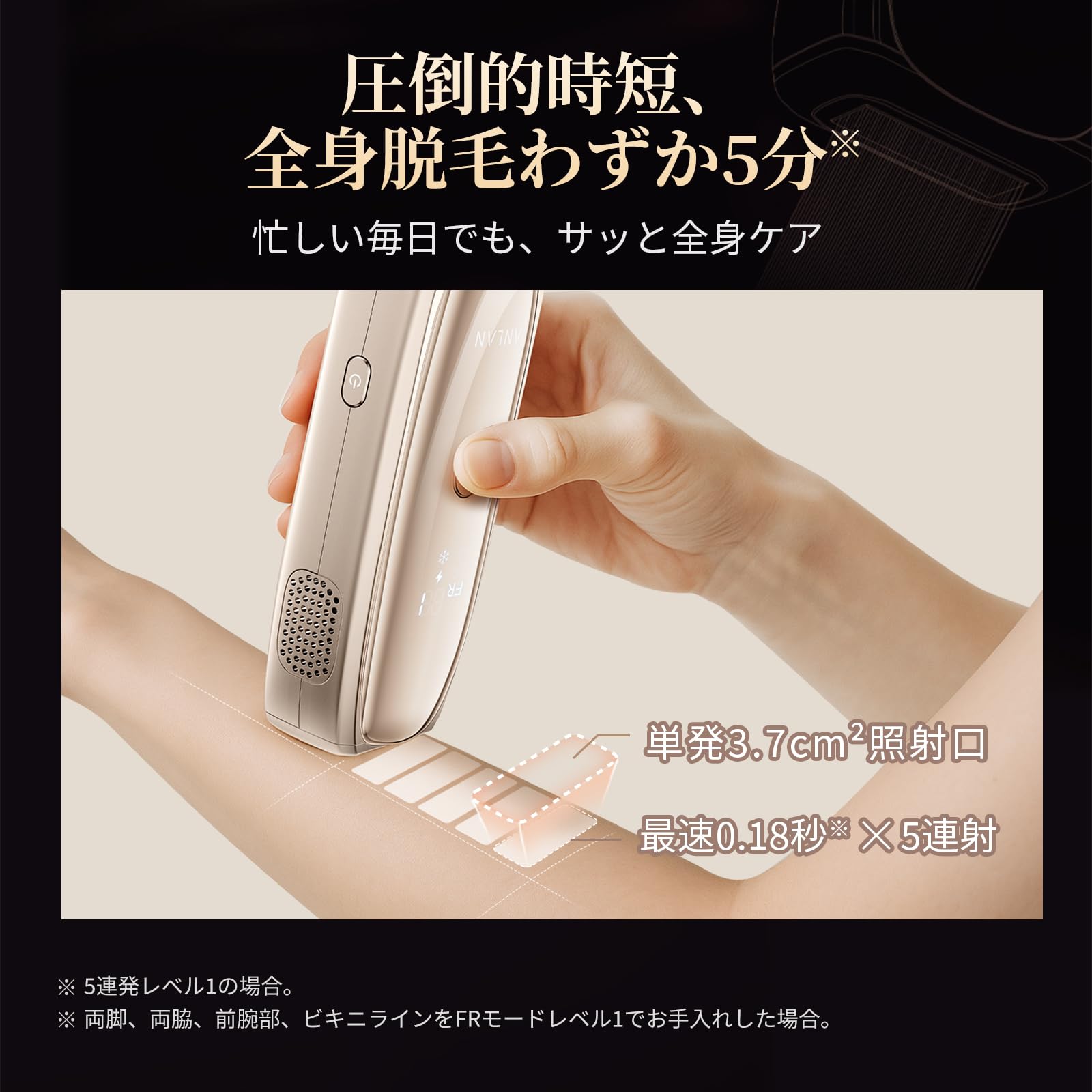 Amazon.co.jp: ANLAN: 脱毛器