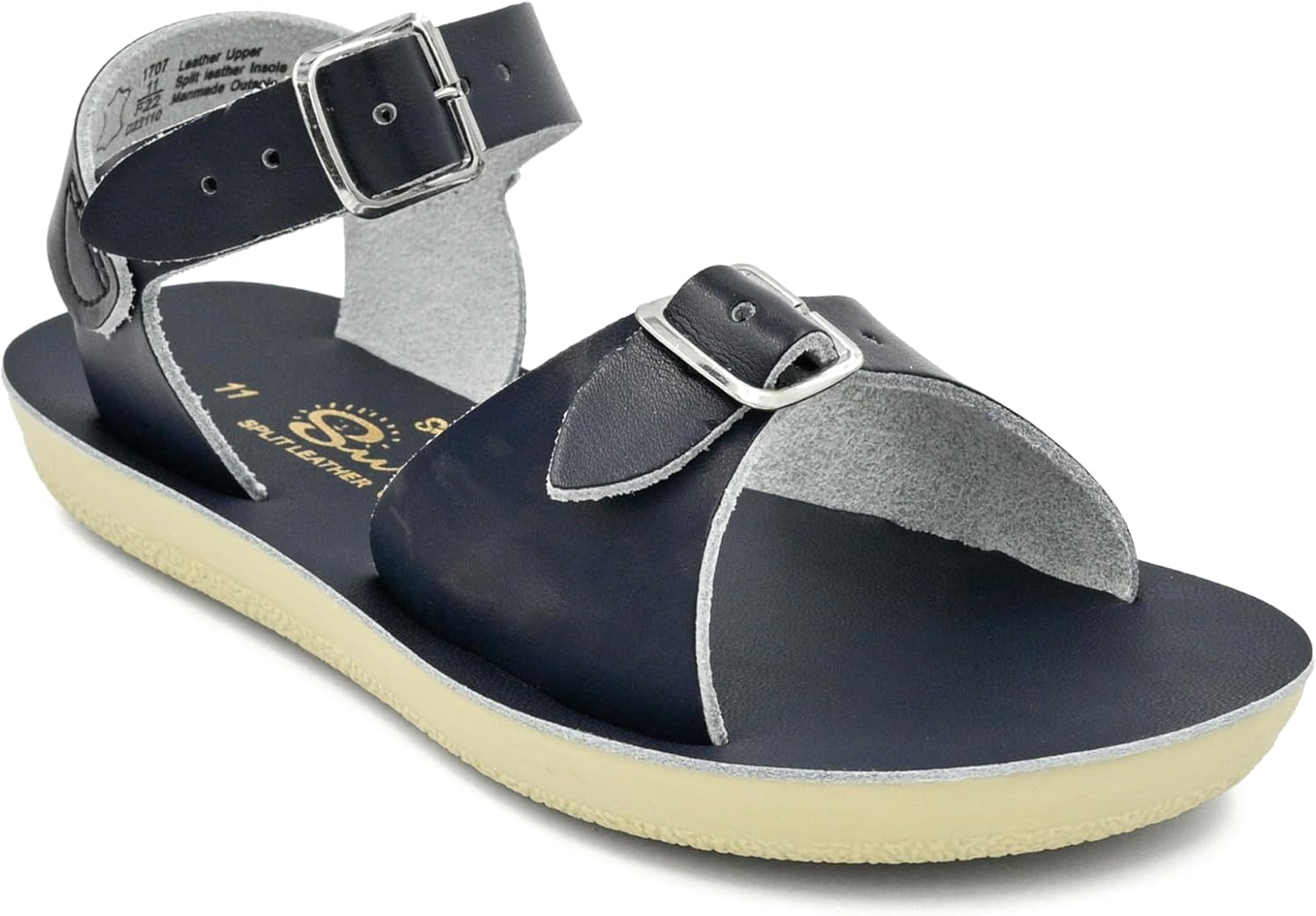 Salt Water Sandals Sun-San Surfer, Navy, Size Little Kid 3