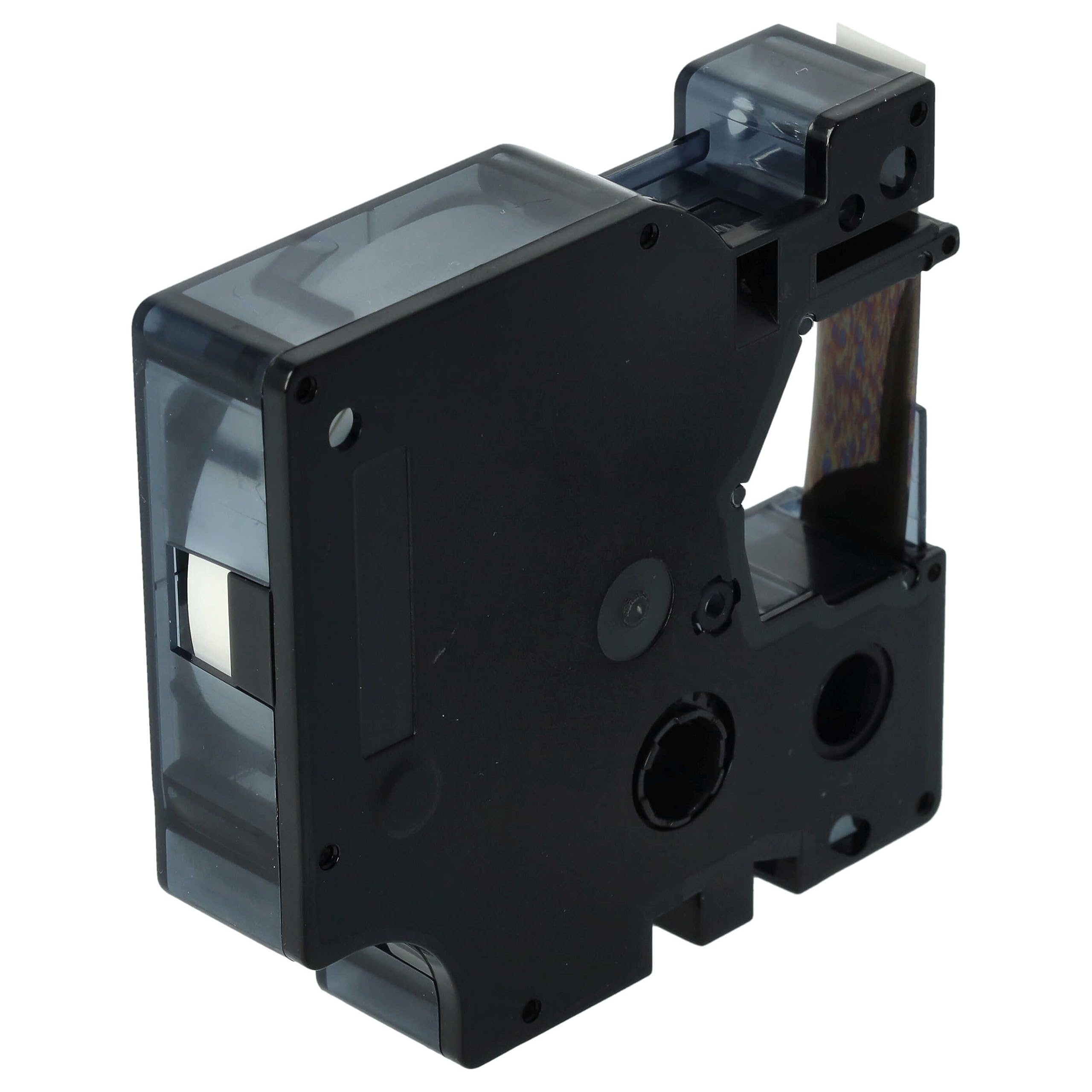 vhbw 10x Cassetta nastro compatibile con Dymo 5000, 2000, 5500, 1000+, 1000, 4500, 3500 etichettatrice 7m x 9 mm nero su bianco