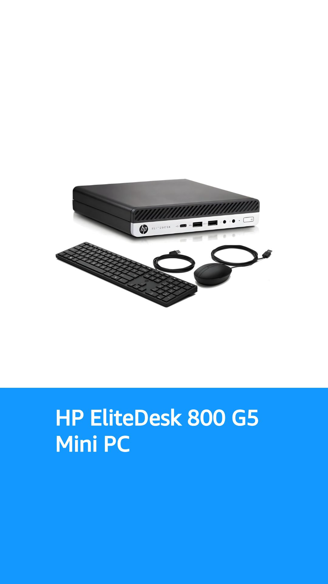 HP EliteDesk 800 G5 High-Performance Mini PC Desktop Computer