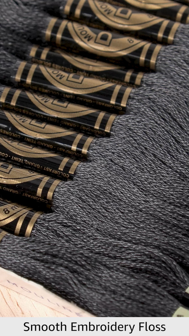 Amazon.com: DMC 6-Strand Embroidery Cotton Floss, Very Dark Pewter