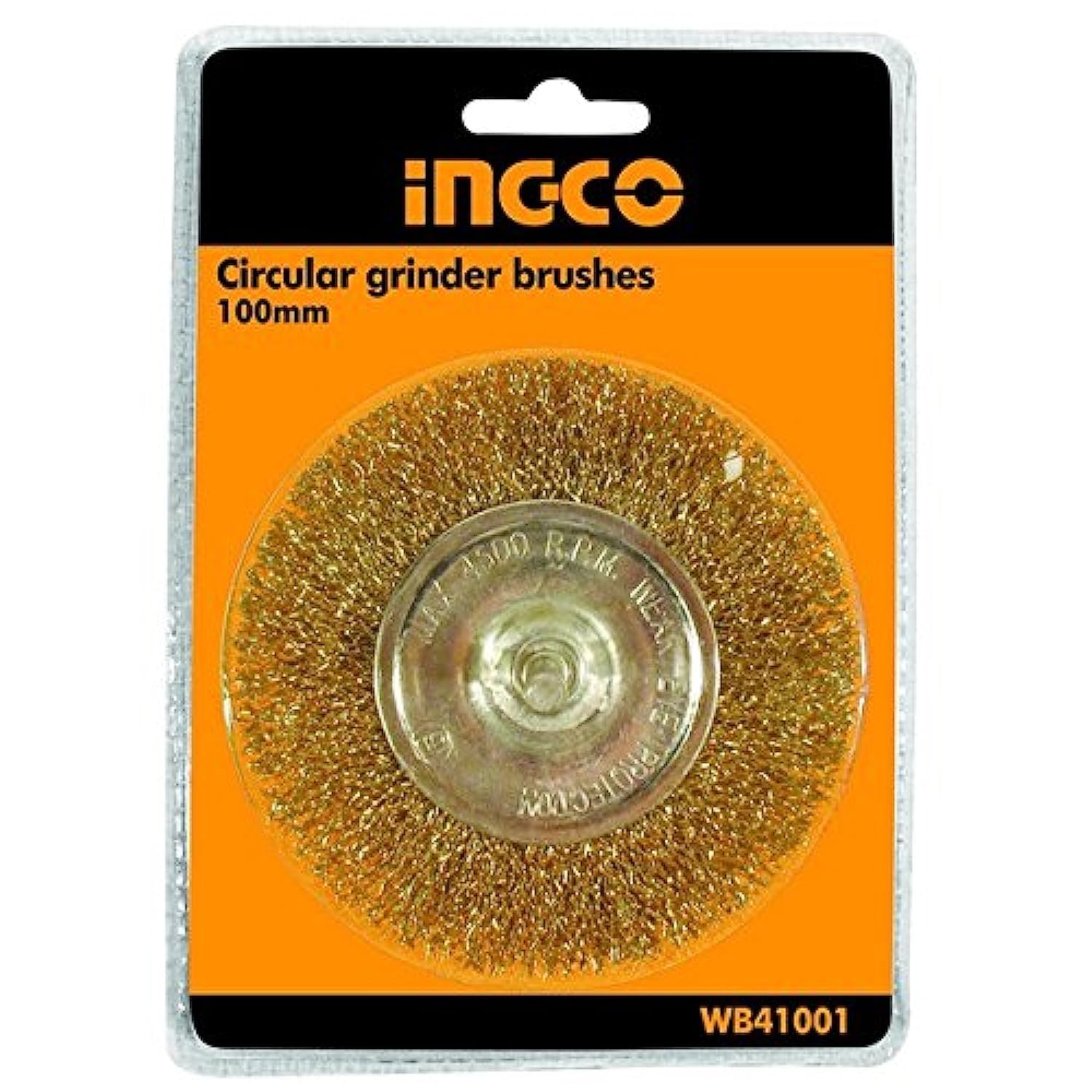 Bosch 1x Spazzola a Tazza (per Metalli ferrosi, Filo Ondulato, Ottonato, 6 x 50 mm, Accessorio Trapano