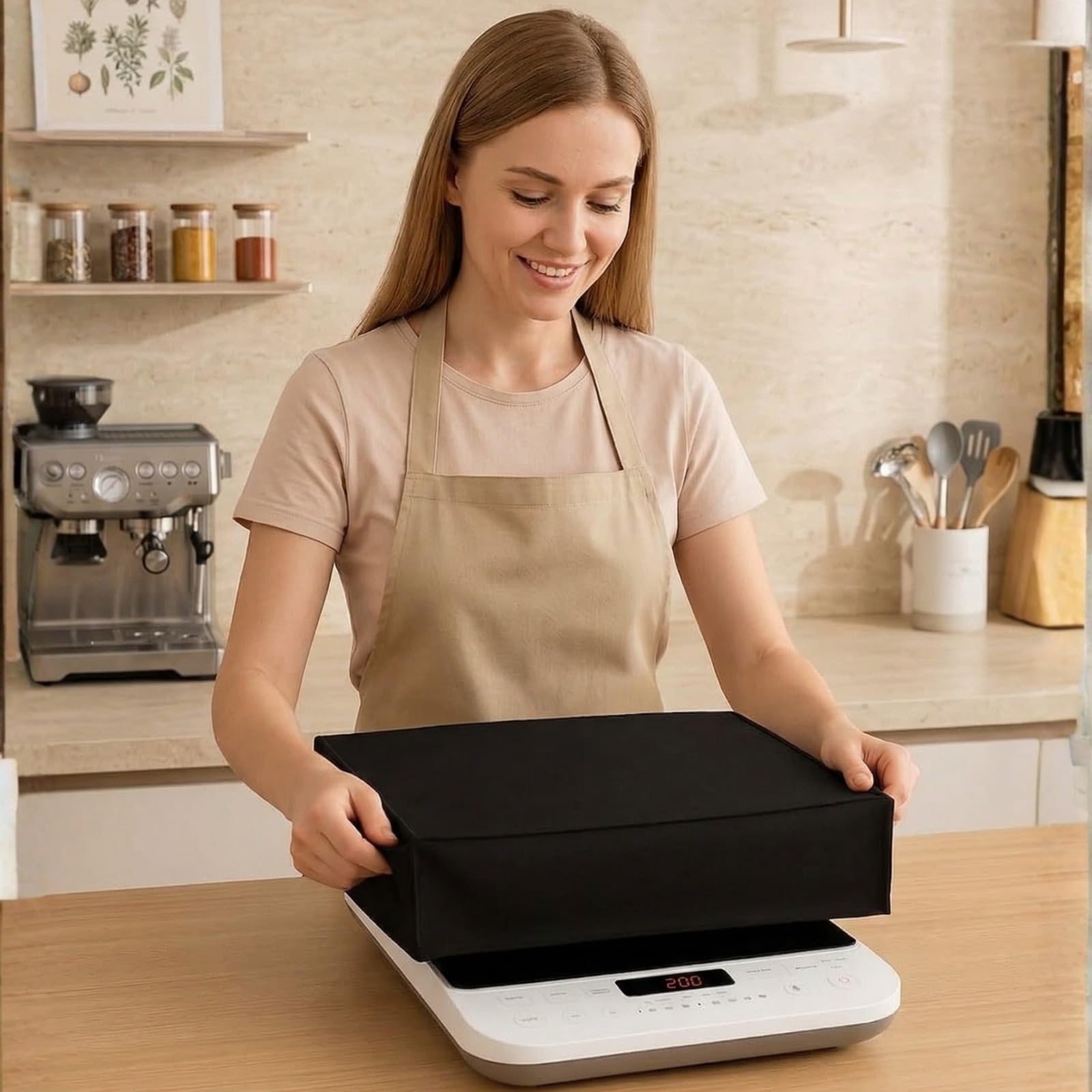 Induction Cooktop & Stove Cover, 40x32x10, Black — Amazon image 5
