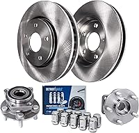 Vista 59 de Detroit Axle - Rotores de freno traseros de 2 piezas para Cadillac CTS 2009-2019, Chevy Camaro 2010-2015 2017-2021, reemplazo de 2 rotores de freno