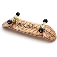 SPITBOARDS 32 mm Fingerboard Complete Real Wood Set-Up Pre-Assembled, 5-Layers, Trucks with Lock Nuts, Bearing Wheels, Foam Grip Tape