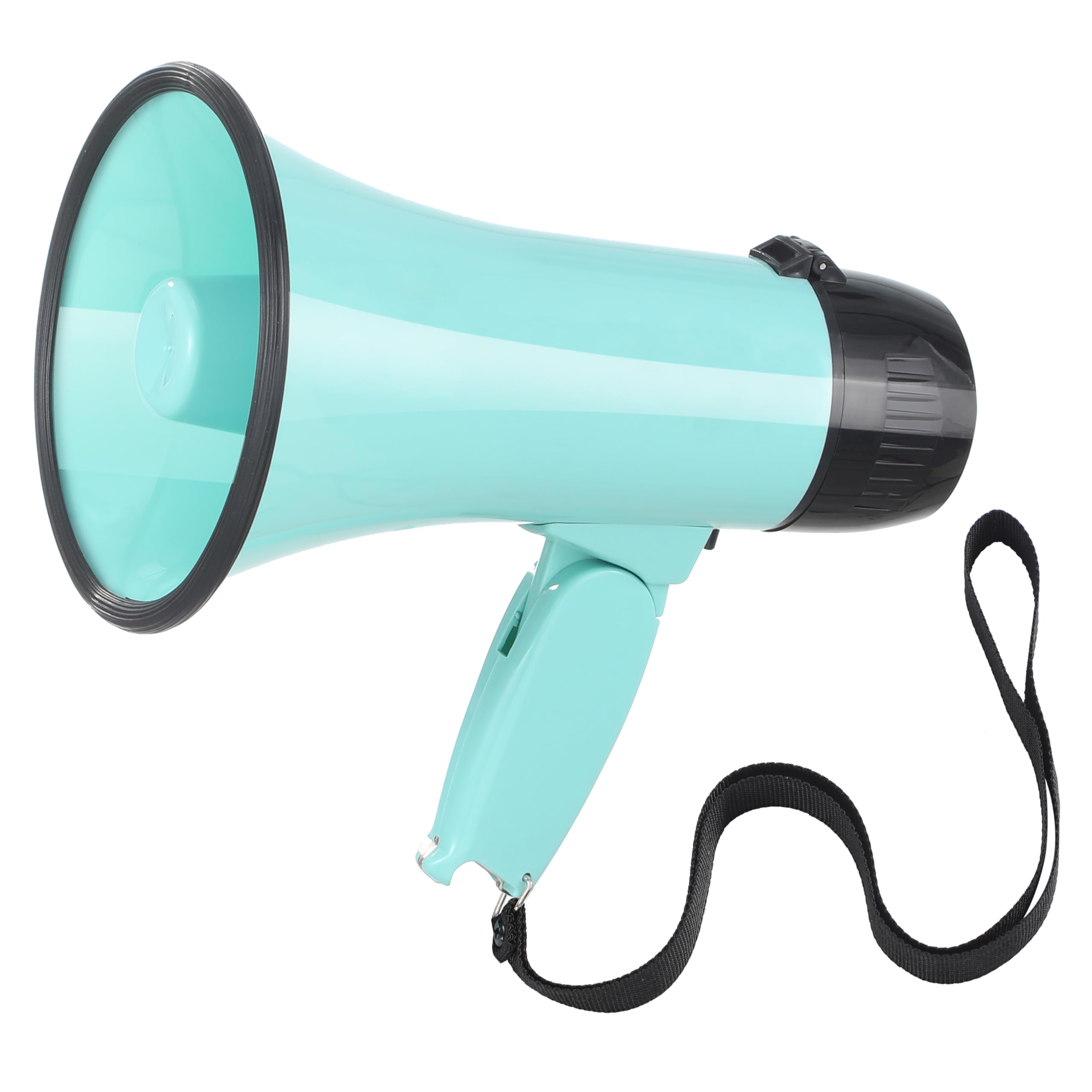 Megaphone with Speaker Microphone Siren and 240-Second Recording Bullhorn Includes Volume Control for Outdoor Events and Crowd Management