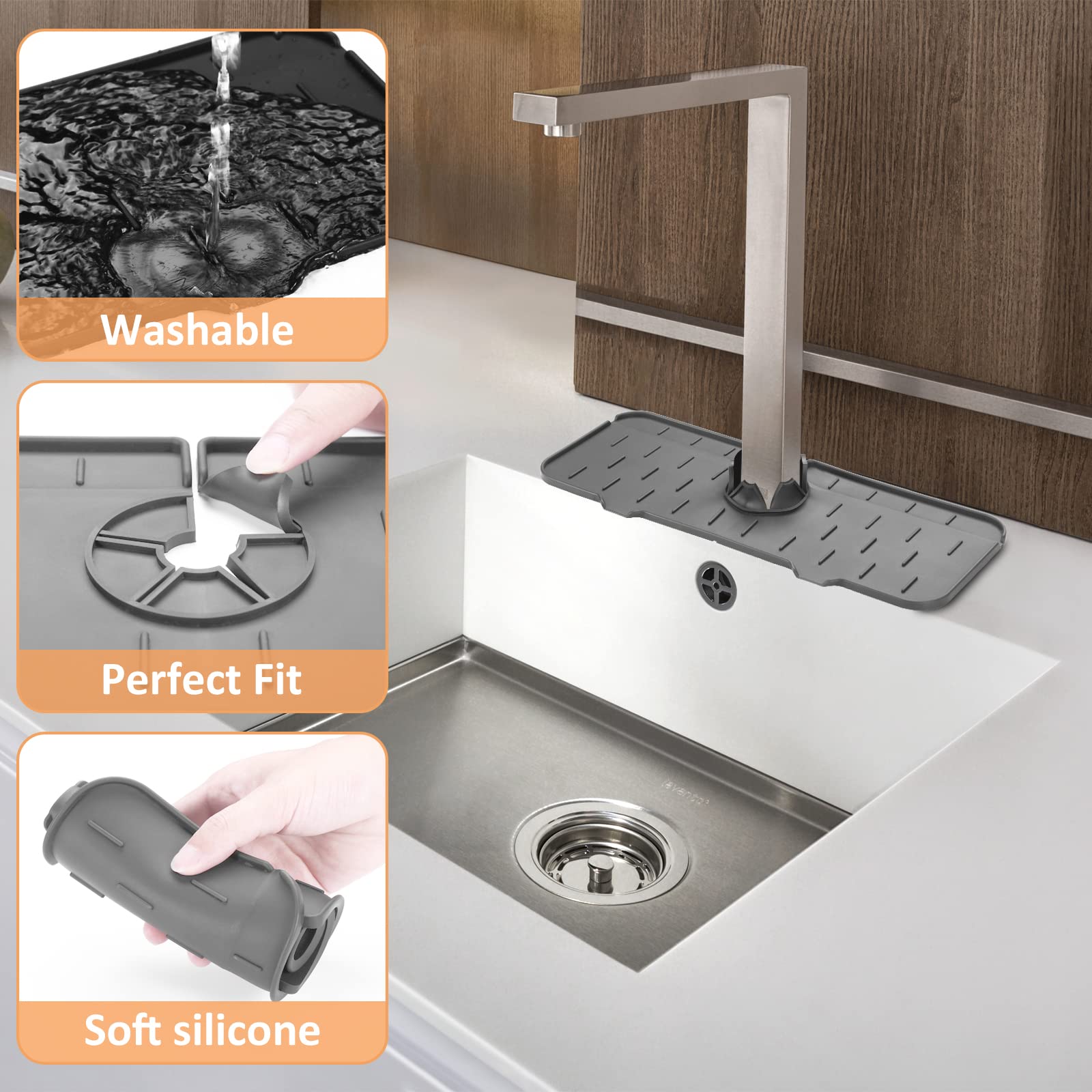 Aanrecht Kraan Mat, Antislip Snel Water Absorberende Tray