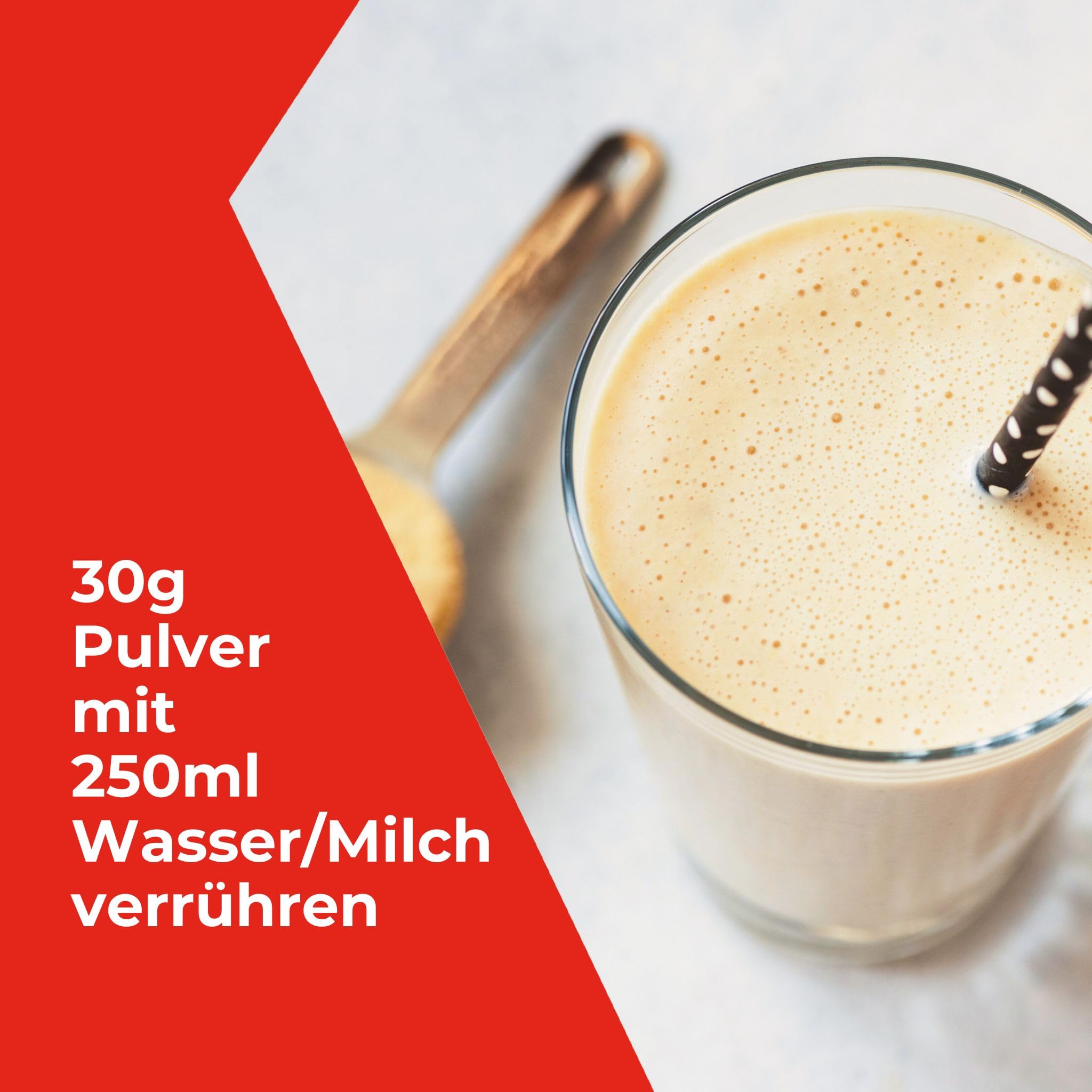 Power System 5K Protein Shake Vanille, Mehrkomponenten-Protein, 3 x 360 g