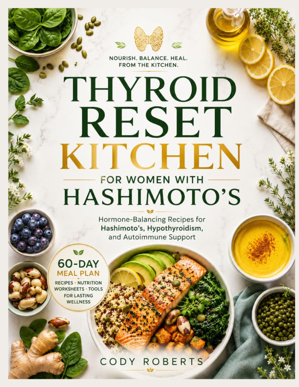 THYROID RESET KITCHEN FOR WOMEN WITH HASHIMOTO'S: Hormone-Balancing Recipes for Hashimoto's, Hypothyroidism, and Autoimmune Support