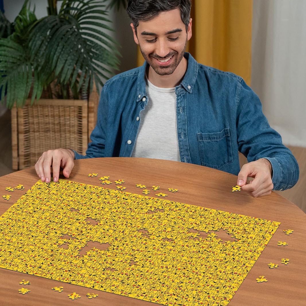 Ravensburger - Puzzle 1000 Pezzi Pikachu Challenge | Puzzle Pokemon Per Adulti E Bambini Con Una Misura Di 70x50 Cm | Regalo Per Adulti E Bambini Da 14 Anni E Più