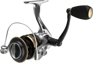Quantum Strategy Spinning Fishing Reel, 6 Ball Bearings (5 + Clutch) with a Smooth and Powerful 5.2:1 Gear Ratio, Continuous Anti-Reverse Clutch with a Front-Adjustable Drag, 10-Size