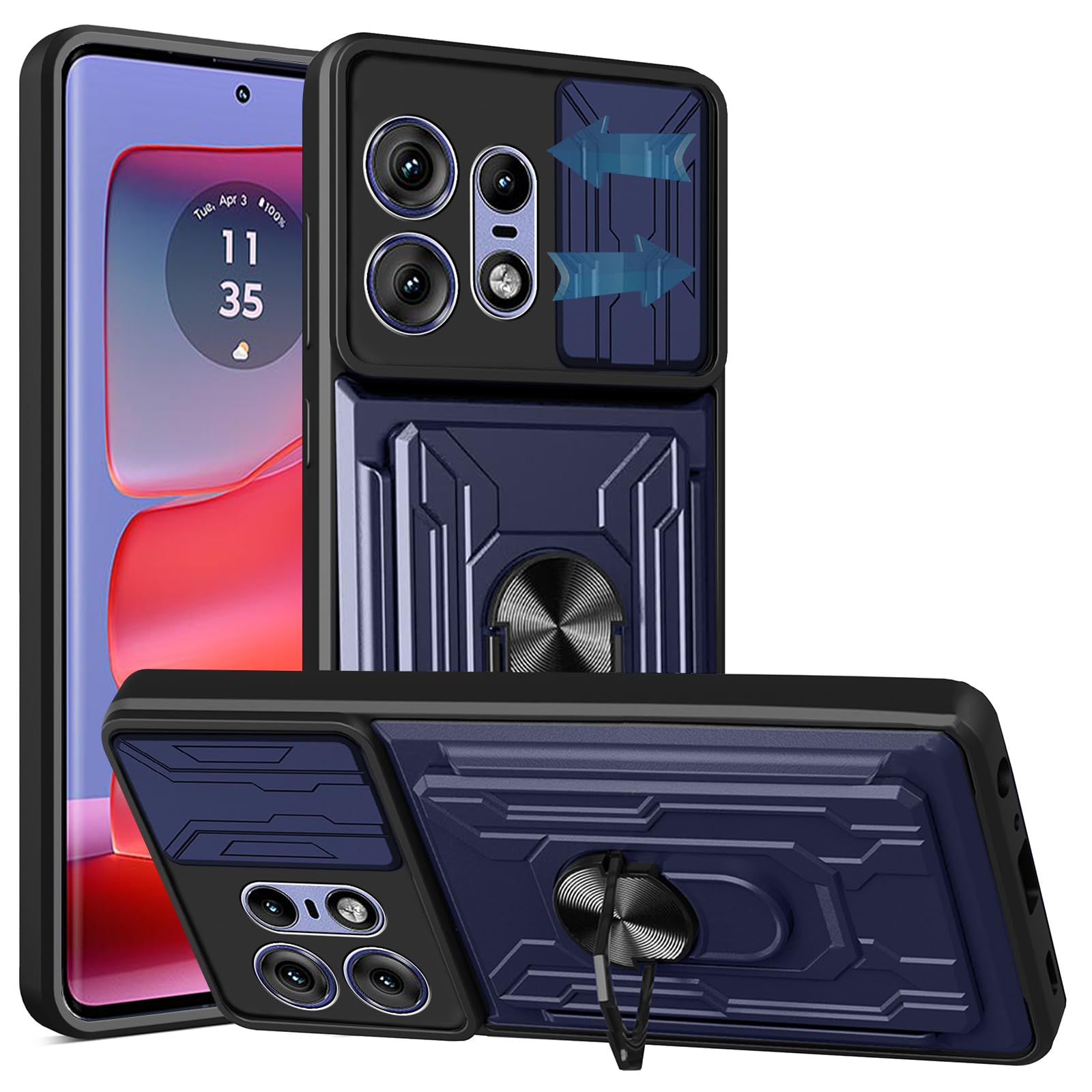 KZIOACSH Case for Motorola Edge 50 PRO 5G