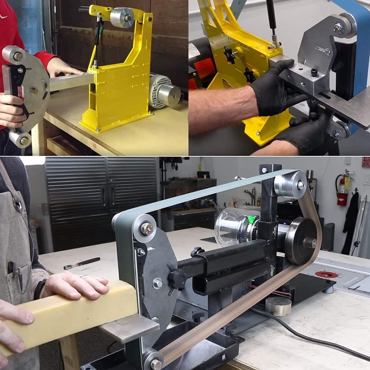 Bandschleifer D-Backing Plate für 2 x 72 Messer-Schleifer mit Bolzenachsen
