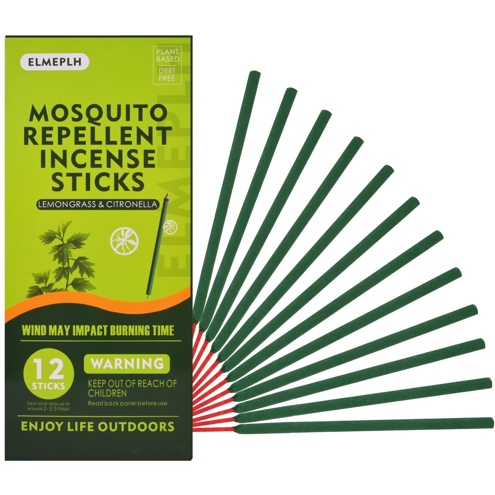 Amazon.com: Mosquito Repellent Incense Sticks Outdoor Patio 12 PCS