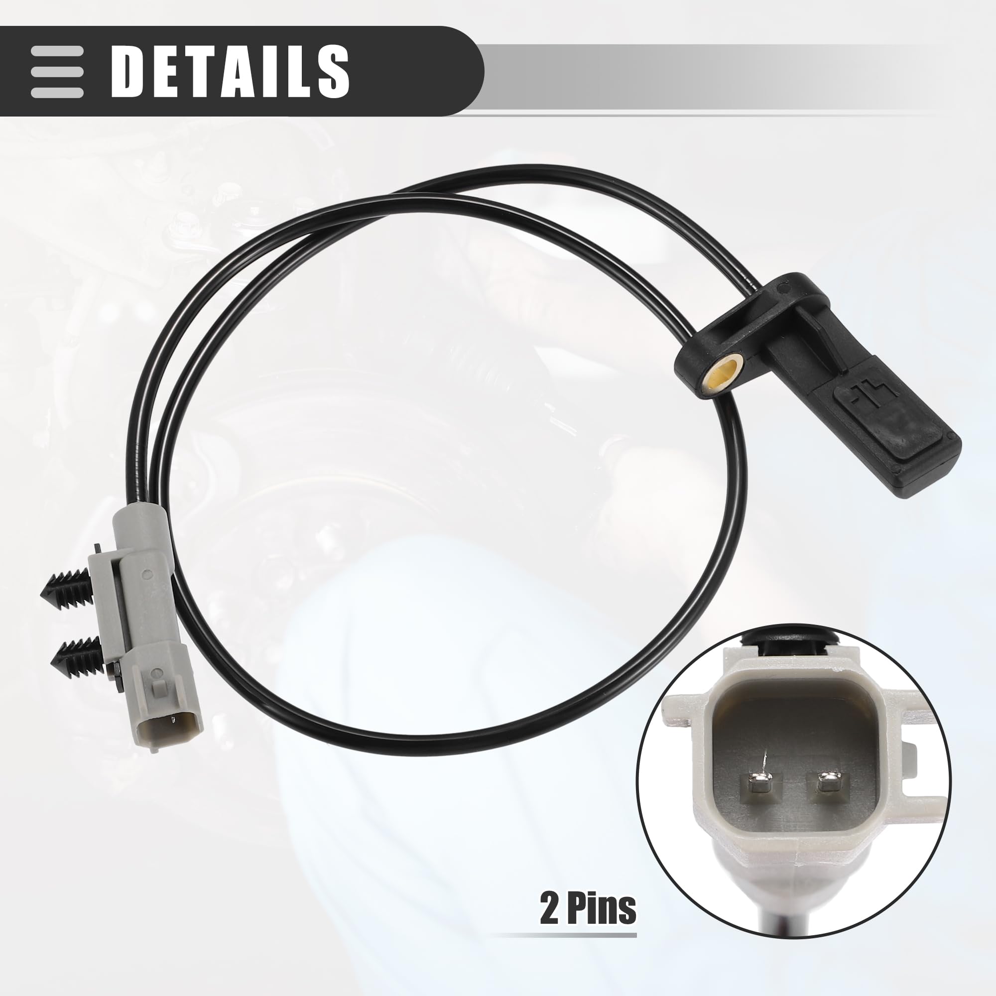 QUARKZMAN Posteriore Sinistra Destra ABS Ruota Sensore velocità, per Jeep Grand Cherokee