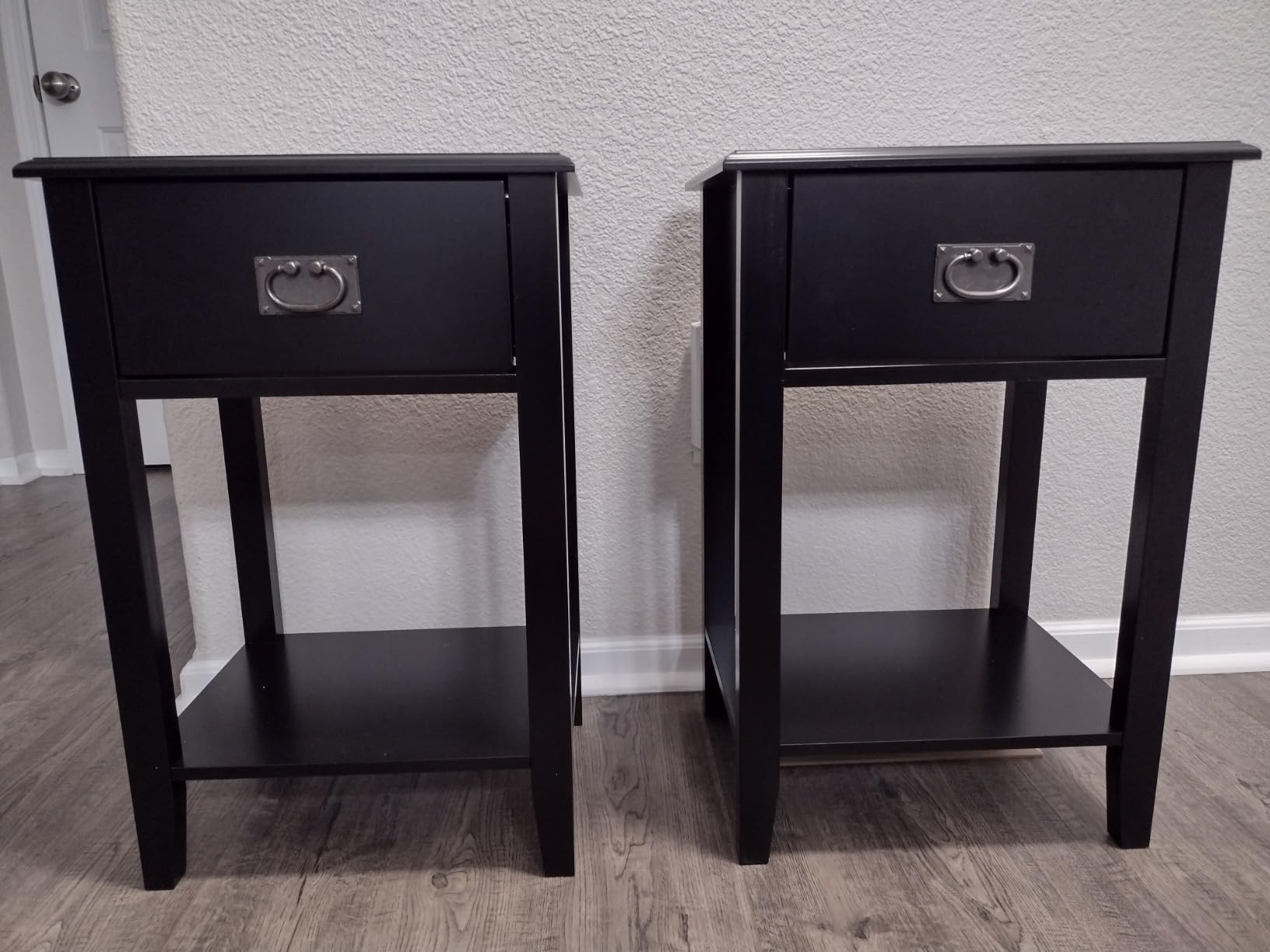 21/mo Finance VECELO Nightstands Set of 2 End/Side Tables for Living