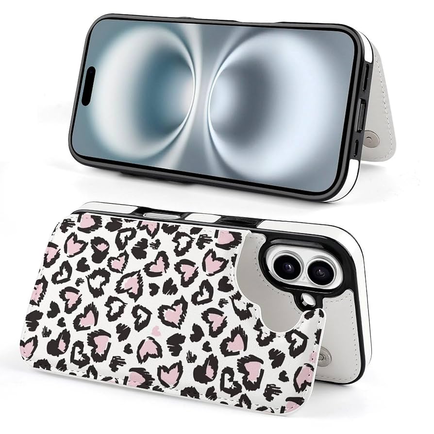 Amazon.co.jp: iPhone 16ケース 手帳型 ヒョウ柄 豹柄 iPhone 16