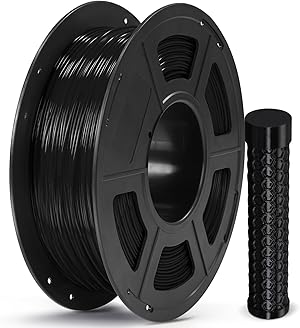 ANYCUBIC TPU Filament 1,75 mm, 95A TPU 3D Drucker Filament, Nicht anwendbar auf Kobra X, Flexibel und weich, unterstützt Hohe Geschwindigkeit, Intelligente Identifikation, 1KG Schwarz